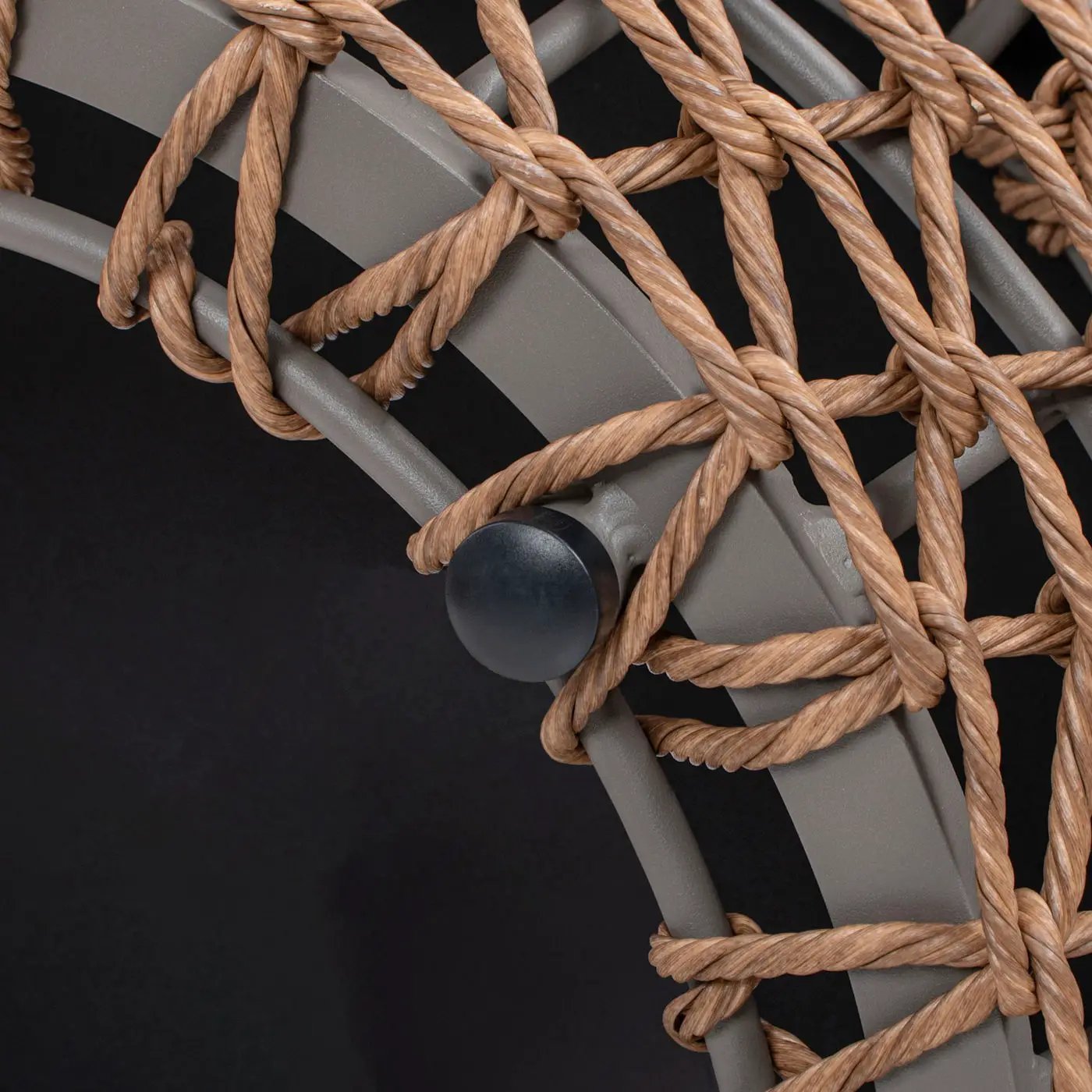 Willow - Round Upholstered Patio Ottoman by Unique Piece Furniture