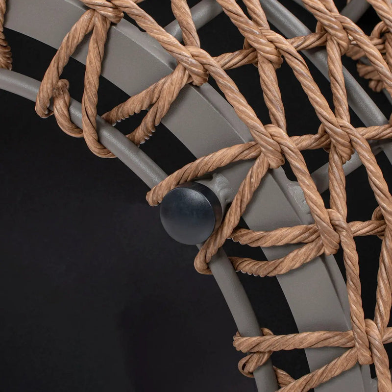 Willow - Round Upholstered Patio Ottoman by Unique Piece Furniture