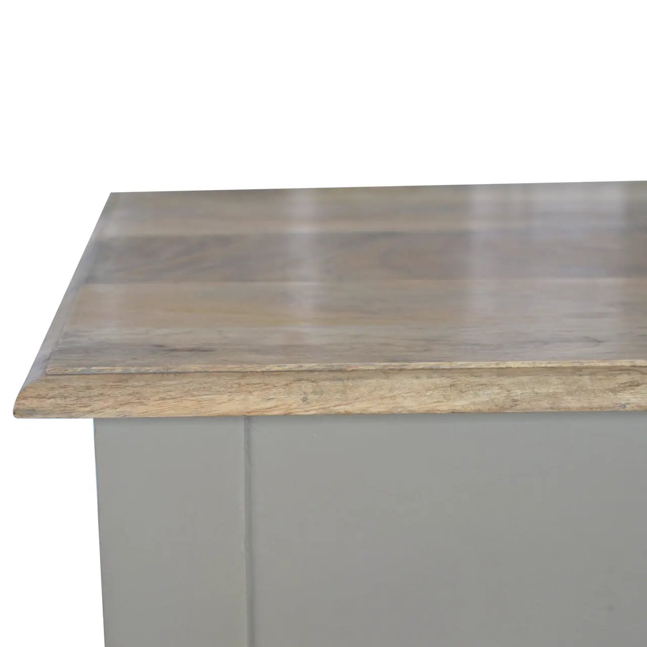 Solid Wood Hand Painted Writing Desk, 1-Drawer by HouseOfZazla