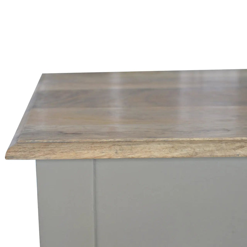 Solid Wood Hand Painted Writing Desk, 1-Drawer by HouseOfZazla