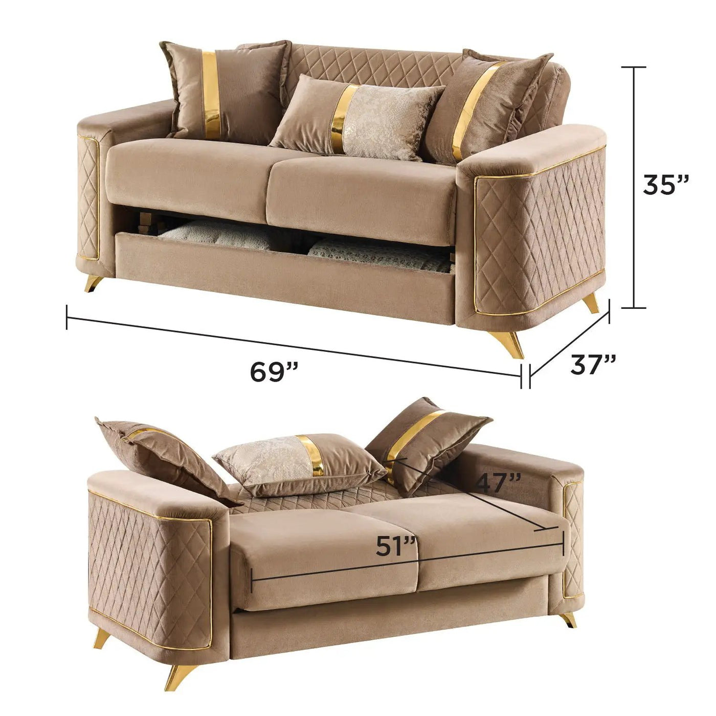 Lisa - Living Room Set by HouseOfZazla