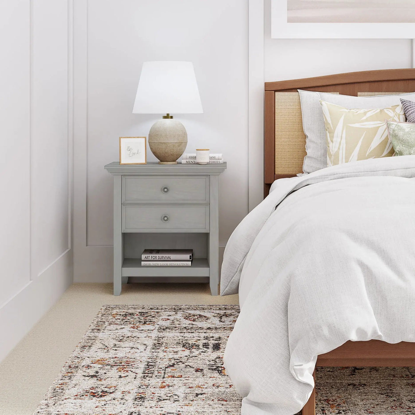 Amherst - Bedside Table, Handcrafted by HouseOfZazla