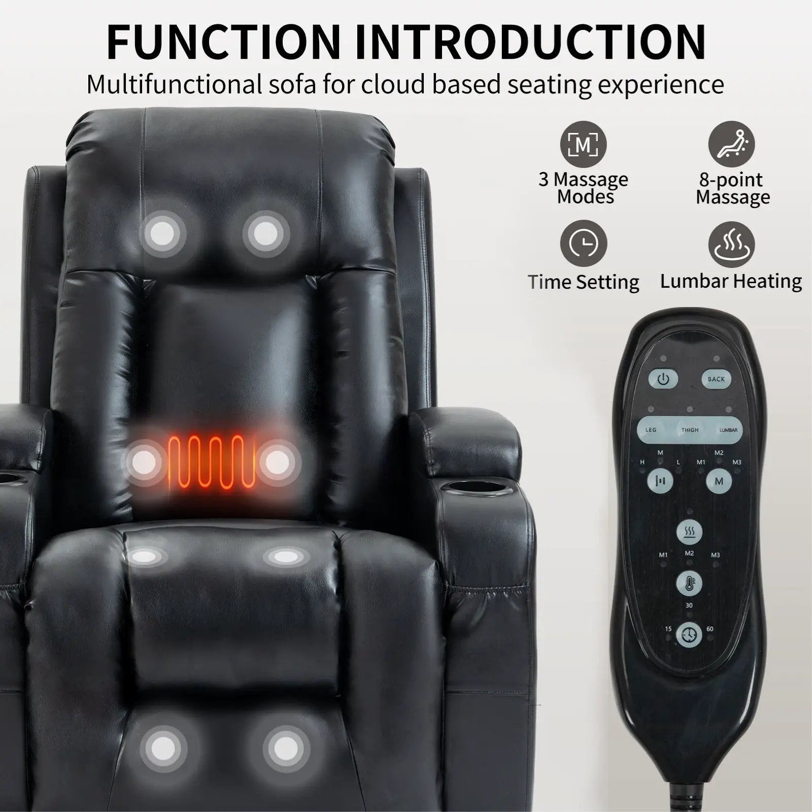 Infinite Position Power Lift Recliner Chair for Elderly by HouseOfZazla