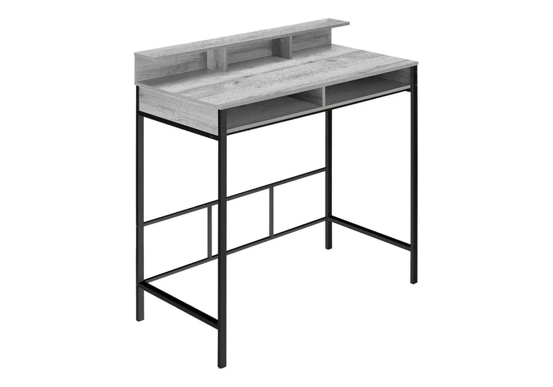 Computer Desk for Home Office with Standing Storage Shelves by HouseOfZazla