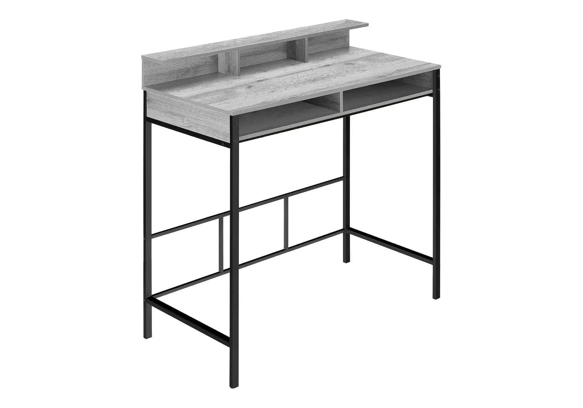 Computer Desk For Home Office, Standing, Storage Shelves, Laptop, Contemporary & Modern by Unique Piece Furniture