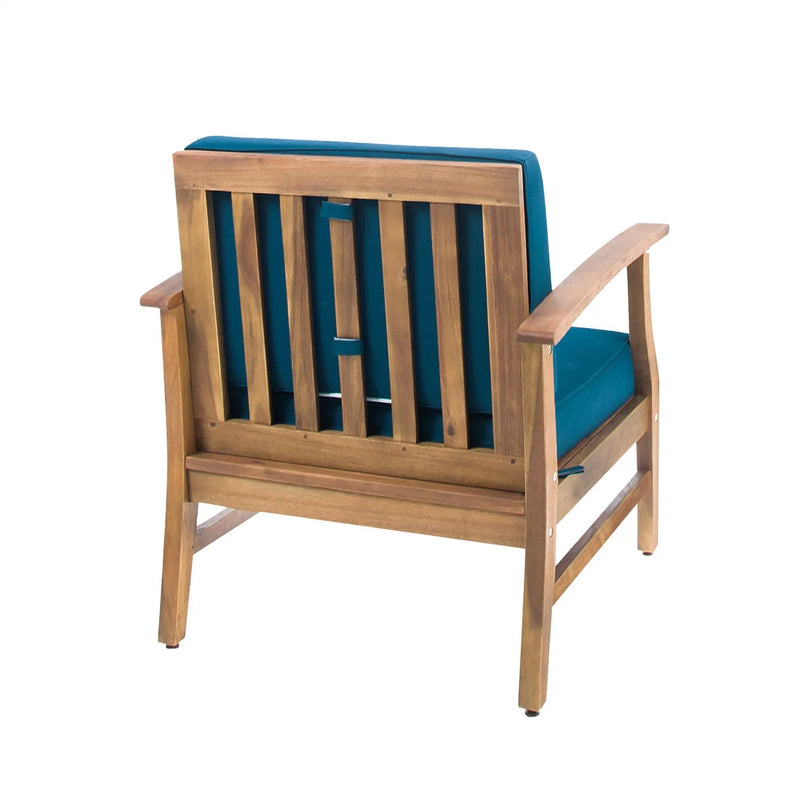 Perla Contemporary Club Chair with Water Resistant Cushion by HouseOfZazla