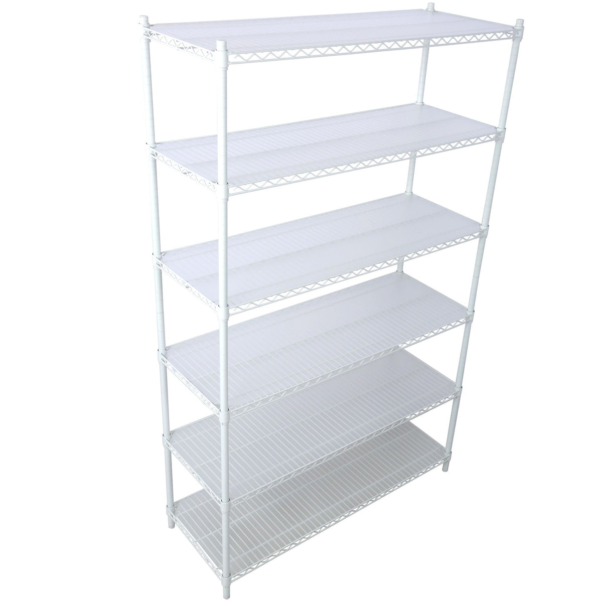 6 Tier 6000Lbs Capacity Nsf Metal Shelf Wire Shelving Unit, Heavy Duty Adjustable Storage Rack With Wheels & Shelf Liners For Commercial Grade Utility Steel Storage Rack, photo 25 of 40