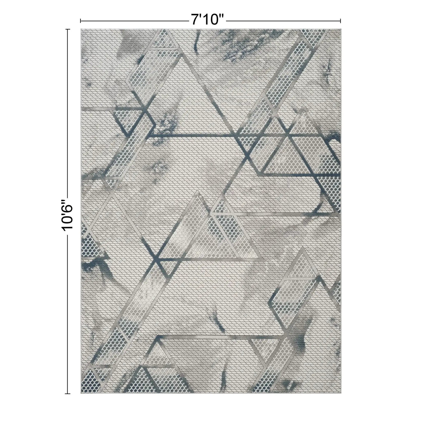 Geometrix - Rug With Geometric Effect by HouseOfZazla