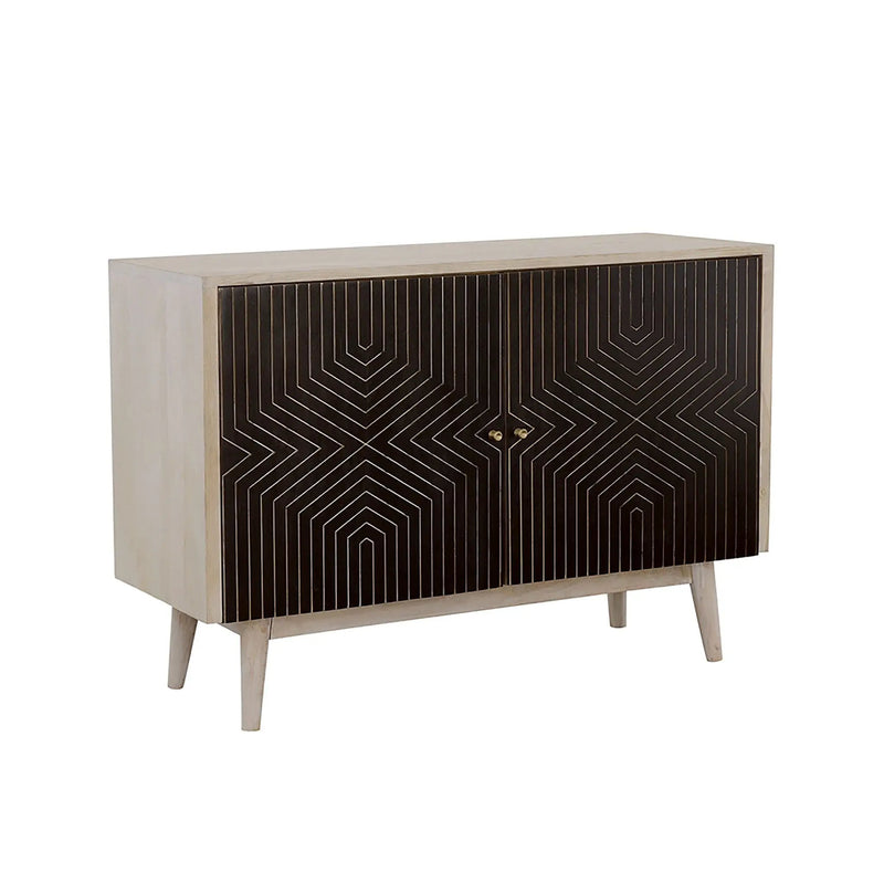 Ixora - 2 Door Cabinet - Black by HouseOfZazla