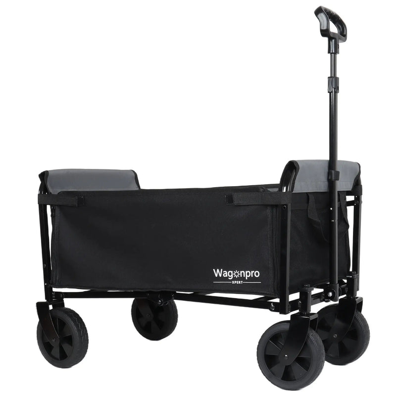 All-in-One Convertible Folding 4-Wheel Trolley with Bench Seat by HouseOfZazla
