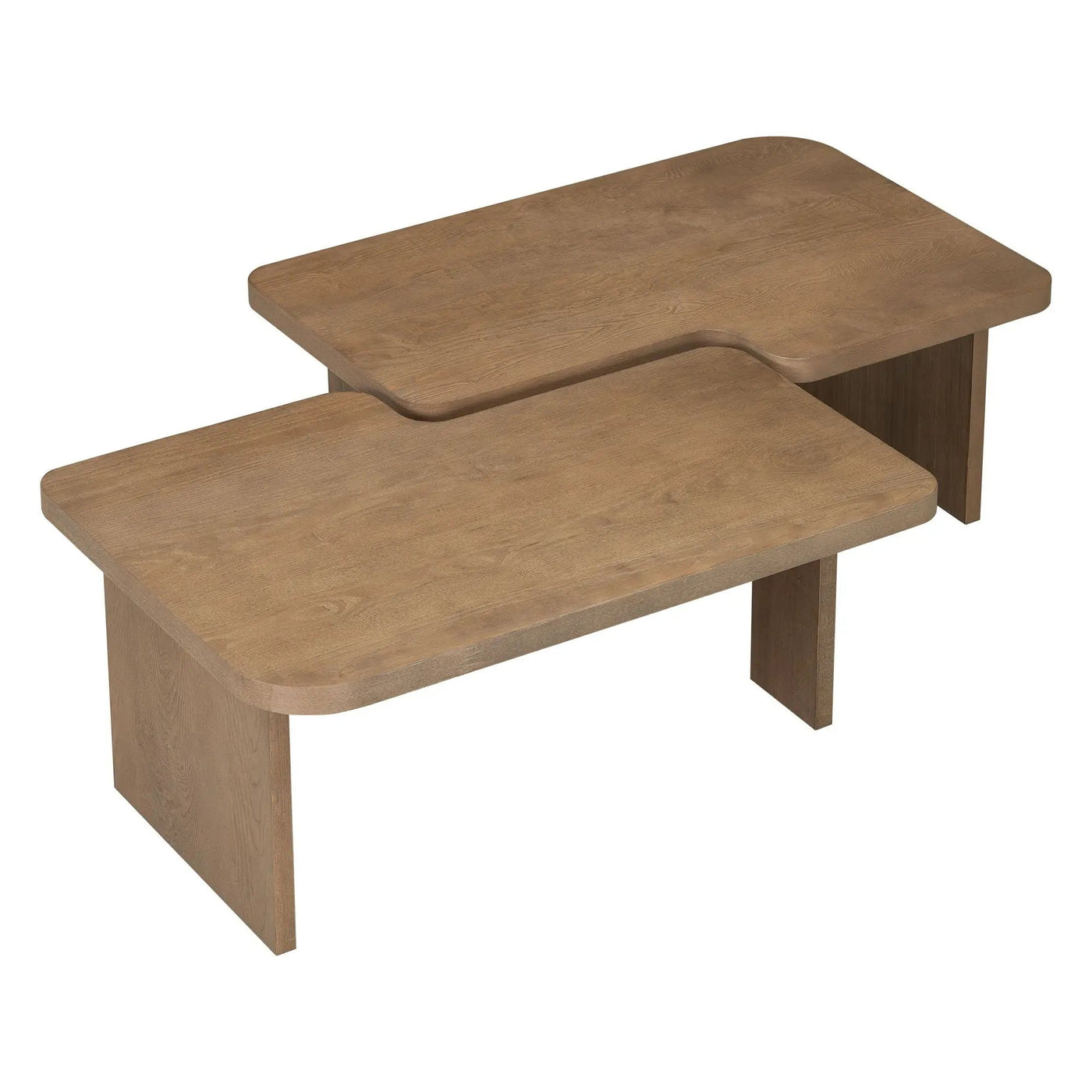 Modern Minimalist Coffee Table Set With Splicing Design by HouseOfZazla