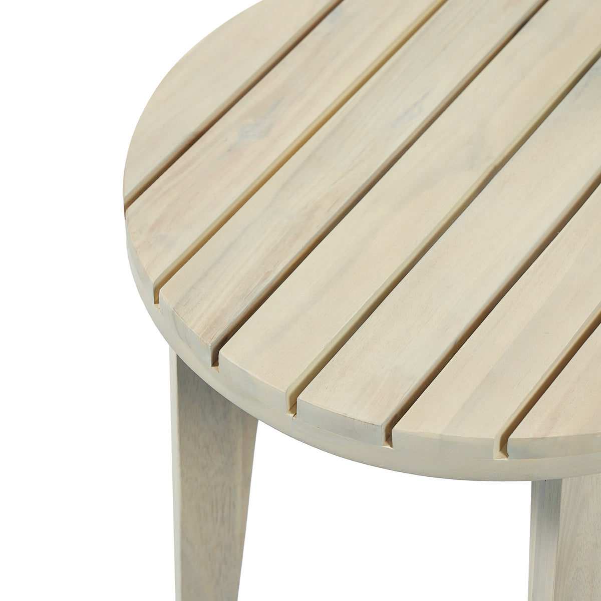 16" Square Acacia Wood Outdoor Side Table with Weather-Resistant Finish, photo 9 of 10