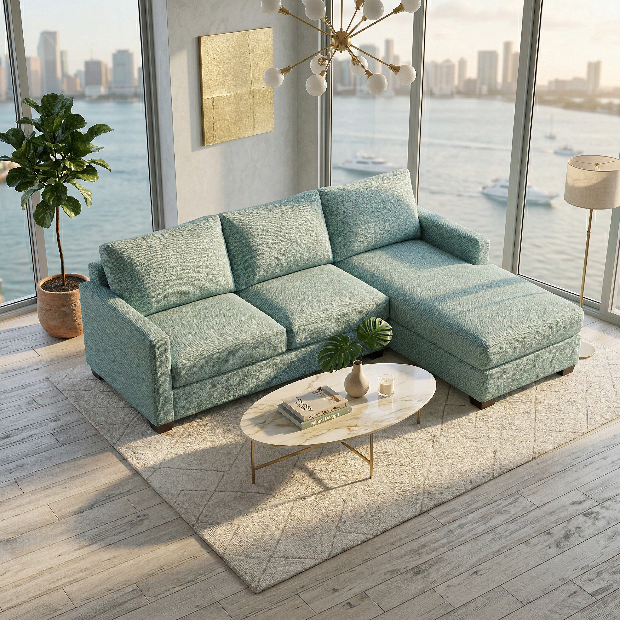 Damon Sectional Sofa by HouseOfZazla