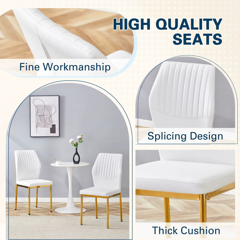 Luxury Simple Chair With Metal Leg by Unique Piece Furniture