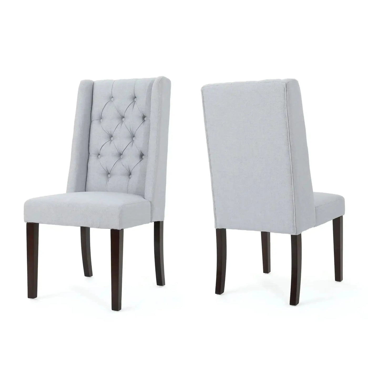 Sophisticated Tufted Dining Chair With High Back Design by HouseOfZazla