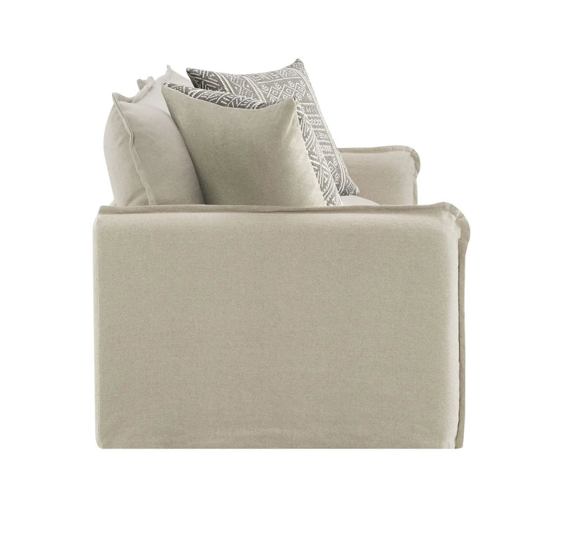 Upendo - Pattern Fabric 3 Pieces Living Room Set - Beige Yakety Yak Sand by Unique Piece Furniture