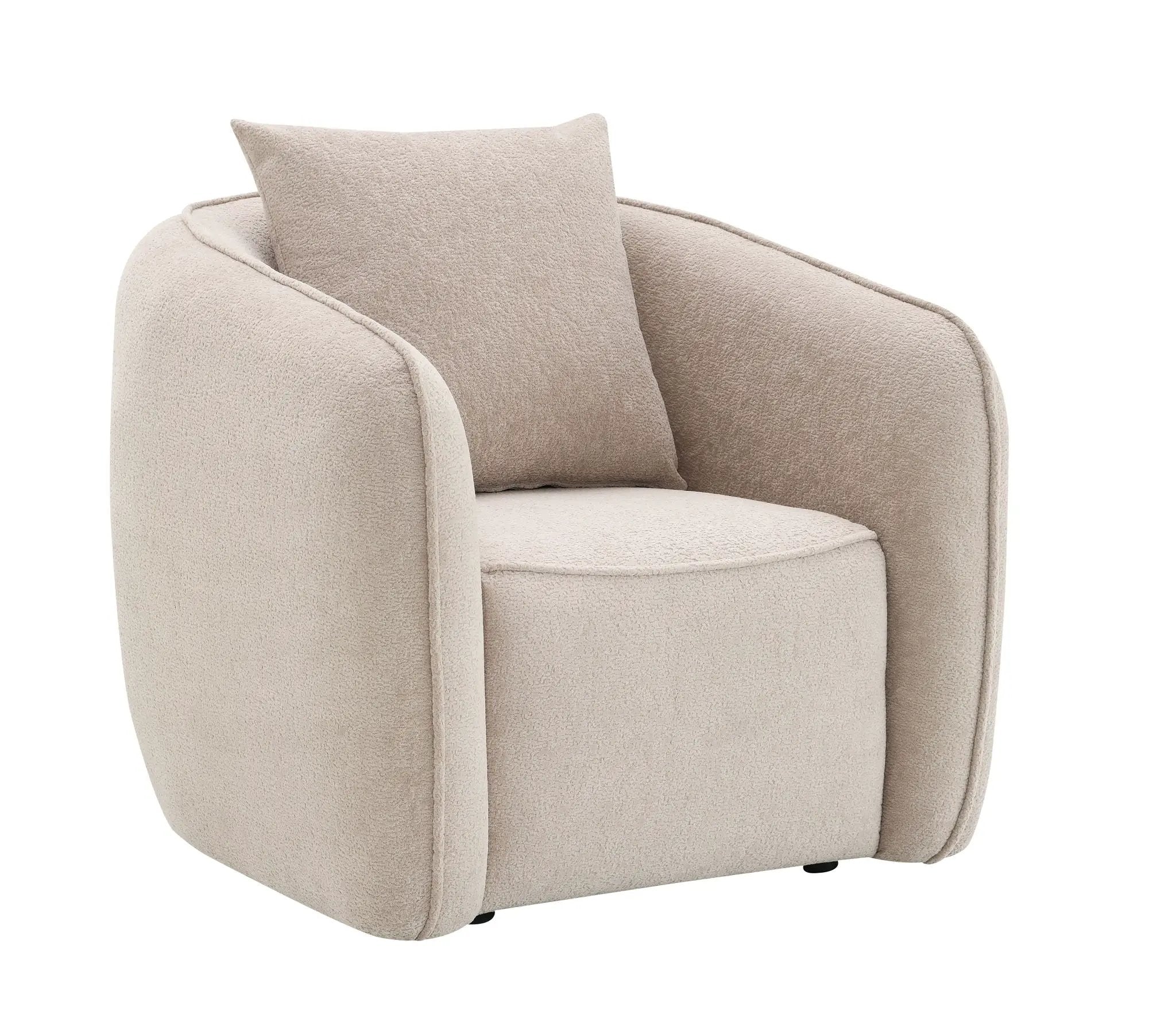 Keith - Chair With 1 Matching Color Toss Pillows by Unique Piece Furniture