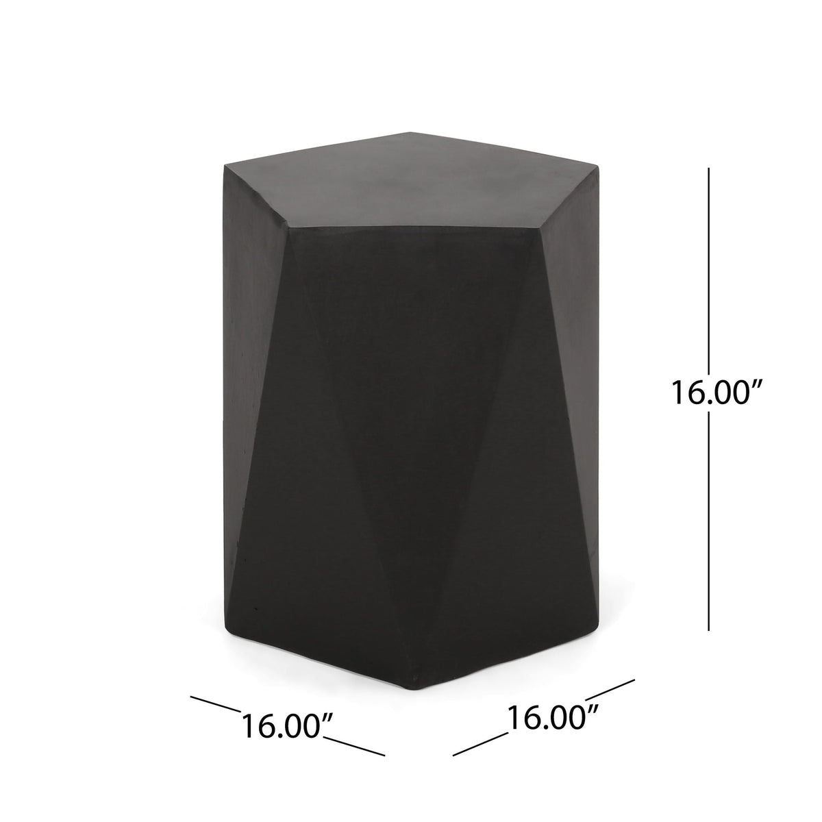 Side Table With Geometric Design, photo 7 of 14