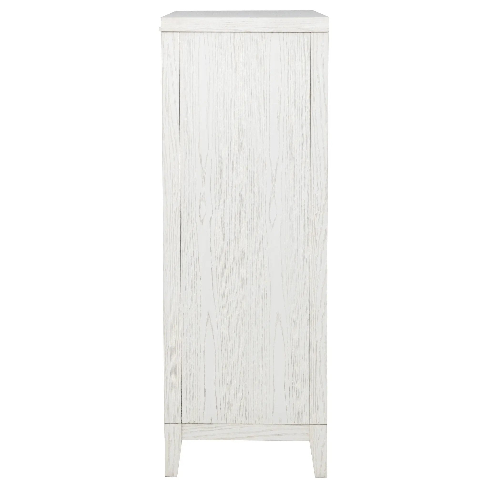 Marielle 5-drawer Bedroom Chest Distressed White by Unique Piece Furniture
