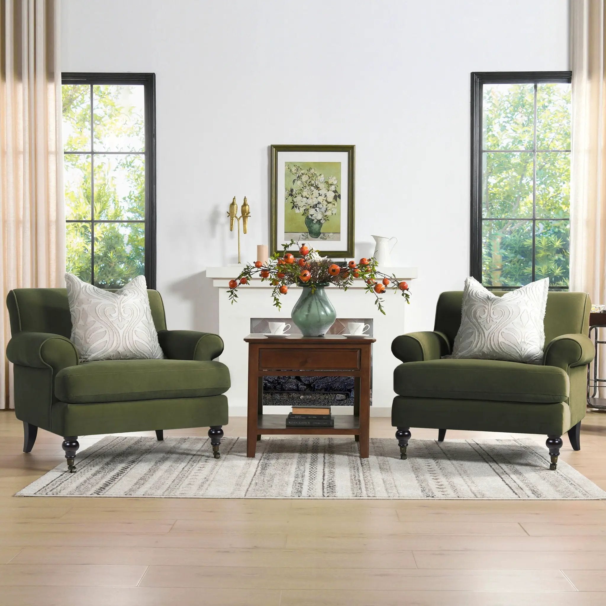Alana Lawson - Accent Arm Chair Casters by HouseOfZazla