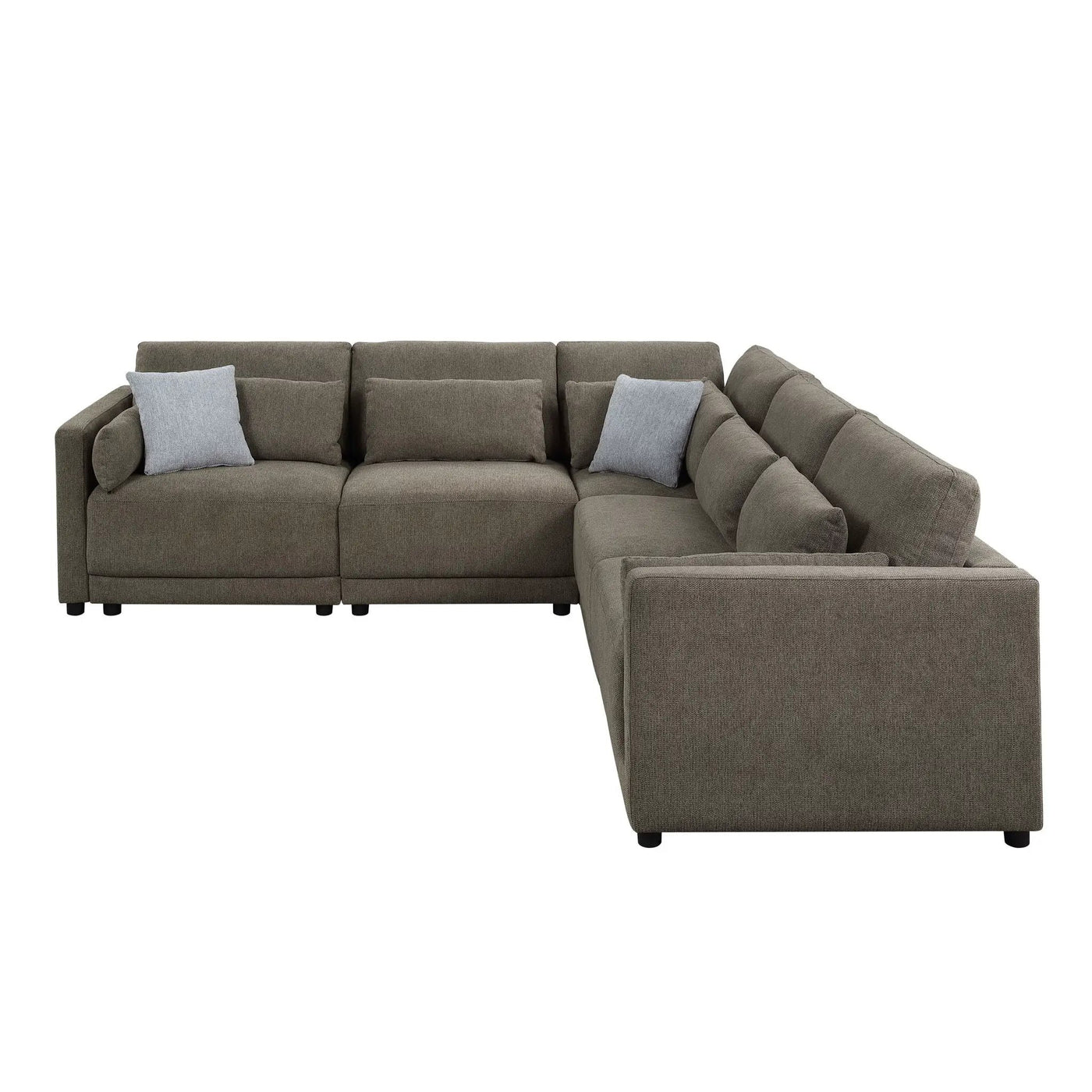Rylie - Modular Sectional Sofa With Toss Pillows by Unique Piece Furniture