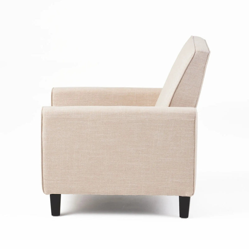 Upholstered Push Back Recliner Chair For Living Room by HouseOfZazla