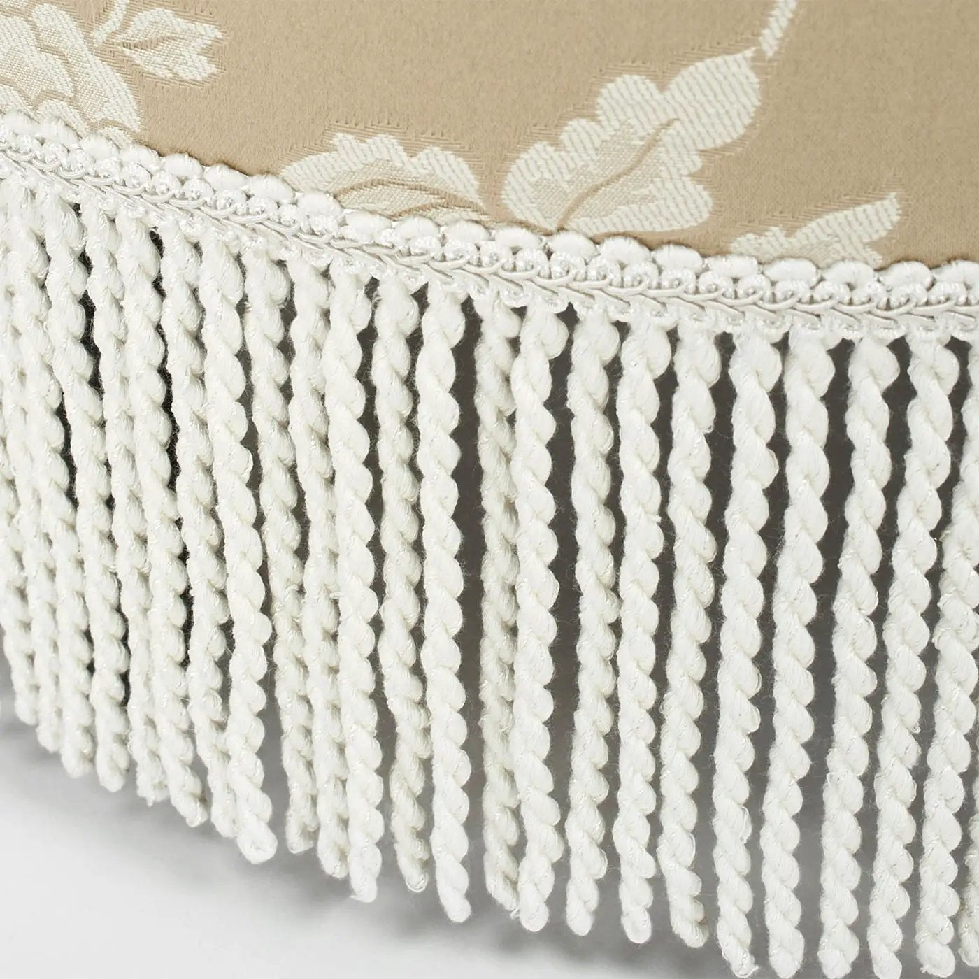Yolanda - Round Upholstered Accent Ottoman by HouseOfZazla