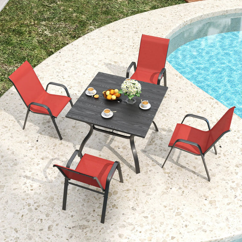 5-Piece Outdoor Patio Dining Set by HouseOfZazla