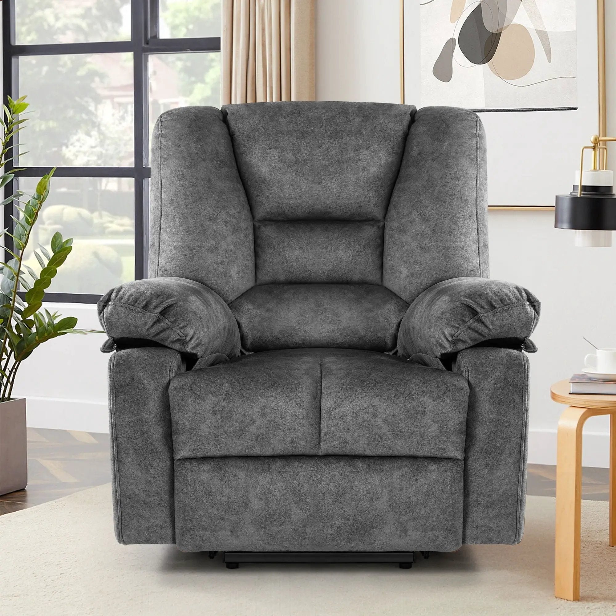 Power Lift Recliner Chair Sofa With Massage by Unique Piece Furniture