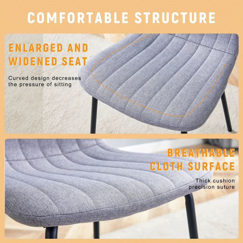 Luxury Minimalist Dining Chairs (Set of 4) by HouseOfZazla
