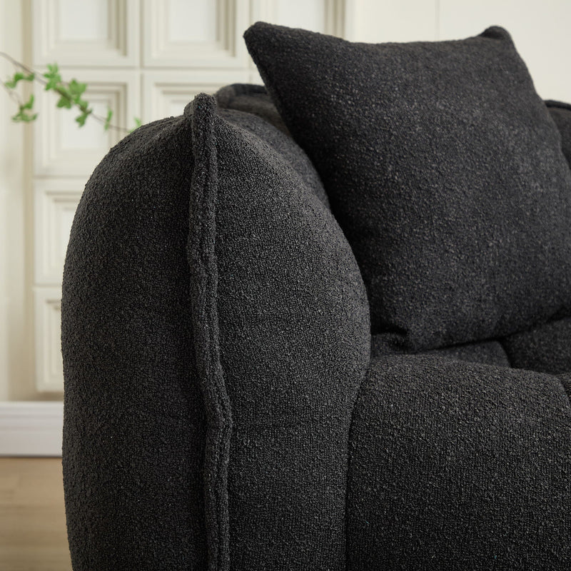 Cozy Beanbag Chair With High Resilience Foam Core For 2 by HouseOfZazla