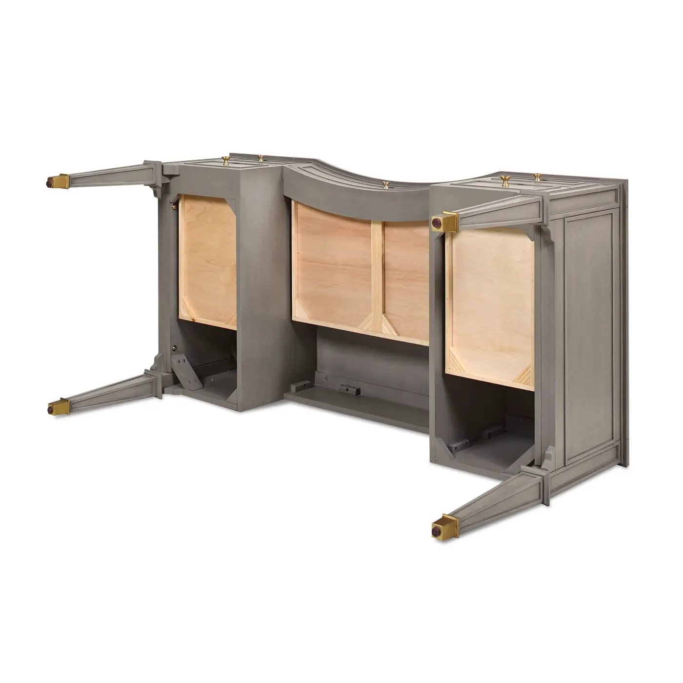 Dauphin - 5 Drawer Executive Desk by HouseOfZazla