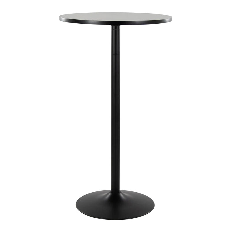 Pebble - Mid Century Modern Table Adjusts From Dining To Bar by Unique Piece Furniture