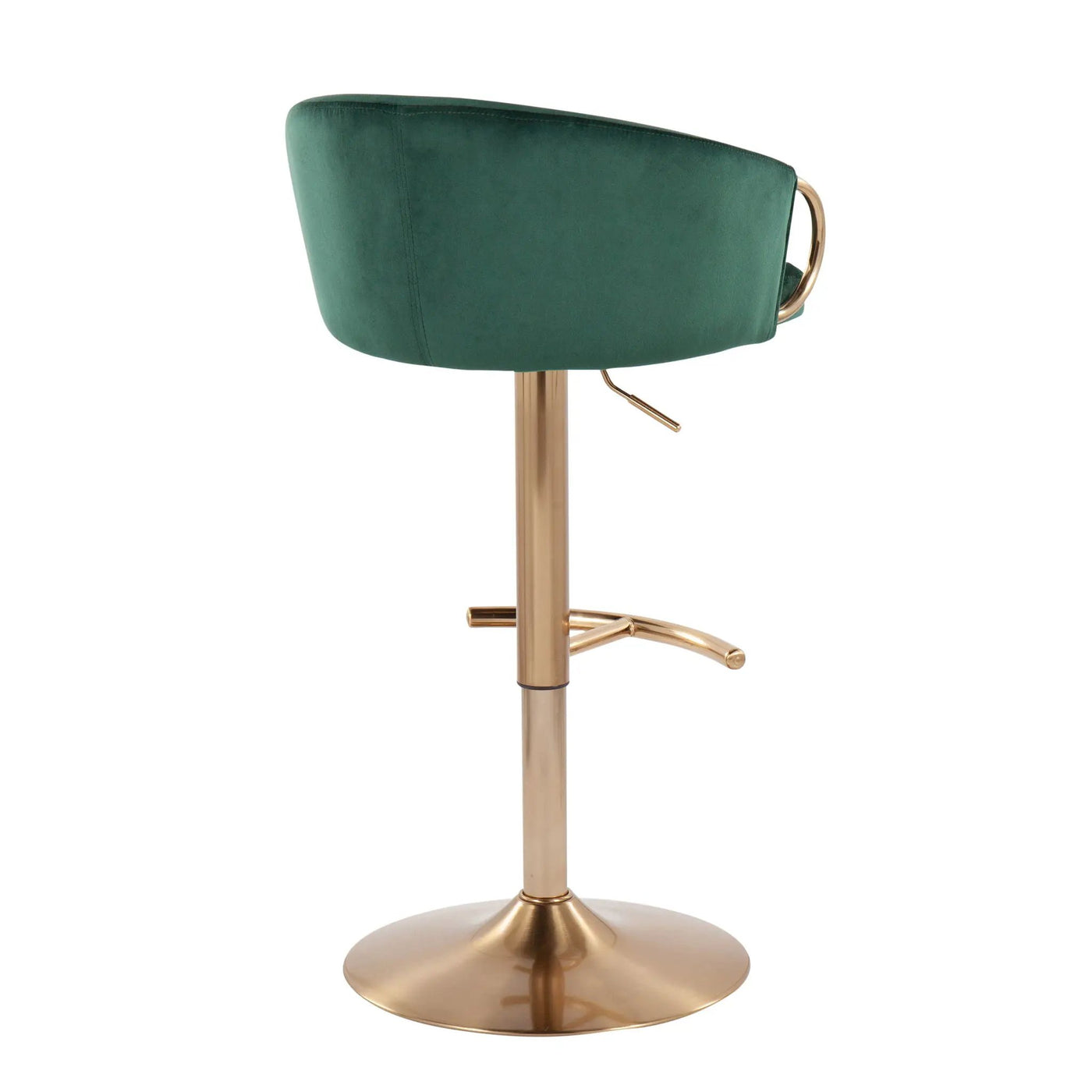 Claire - Contemporary / Glam Adjustable Bar Stool (Set of 2) by HouseOfZazla