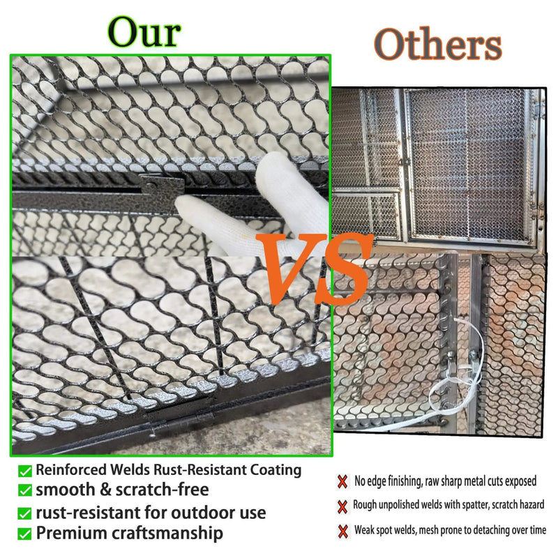 83-Inch Heavy-Duty Outdoor Metal Chicken Coop (SAK24679) by SAKSBY WHOLESALE