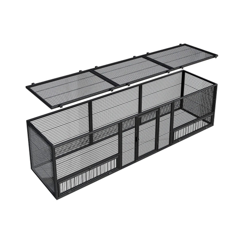 83-Inch Heavy-Duty Outdoor Metal Chicken Coop (SAK24679) by SAKSBY WHOLESALE