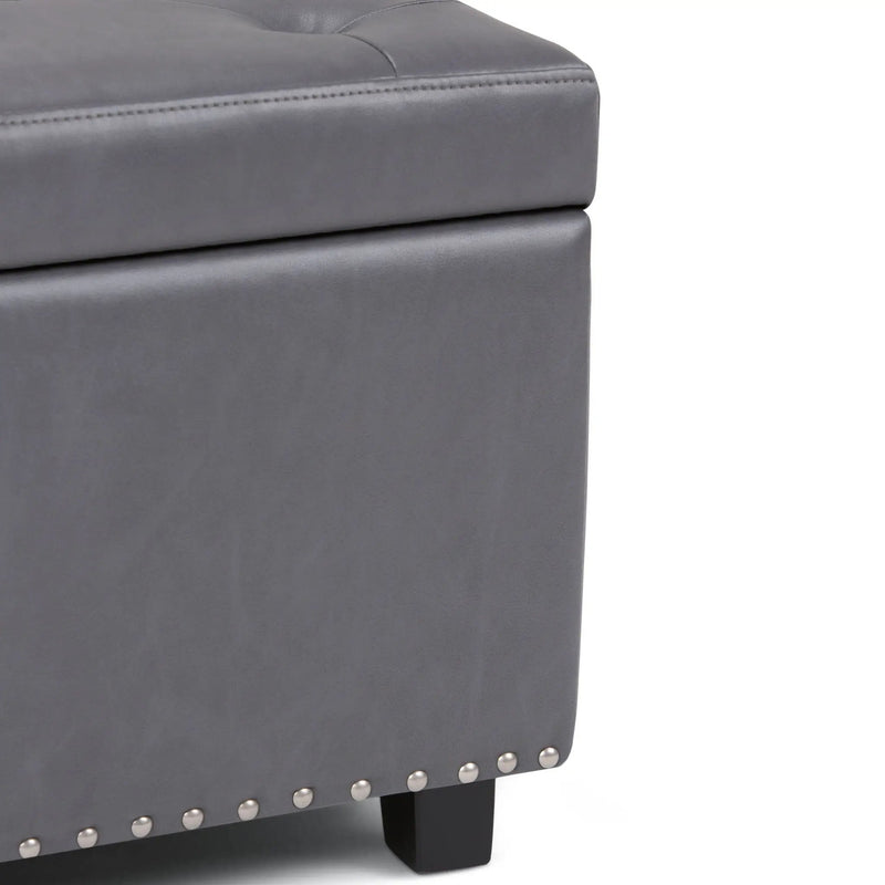 Hamilton - Upholstered Storage Ottoman by HouseOfZazla
