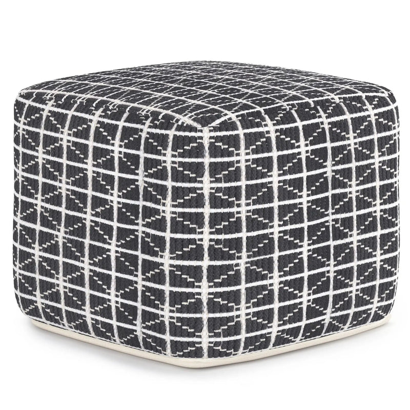 Noreen - Upholstered Square Pouf by HouseOfZazla