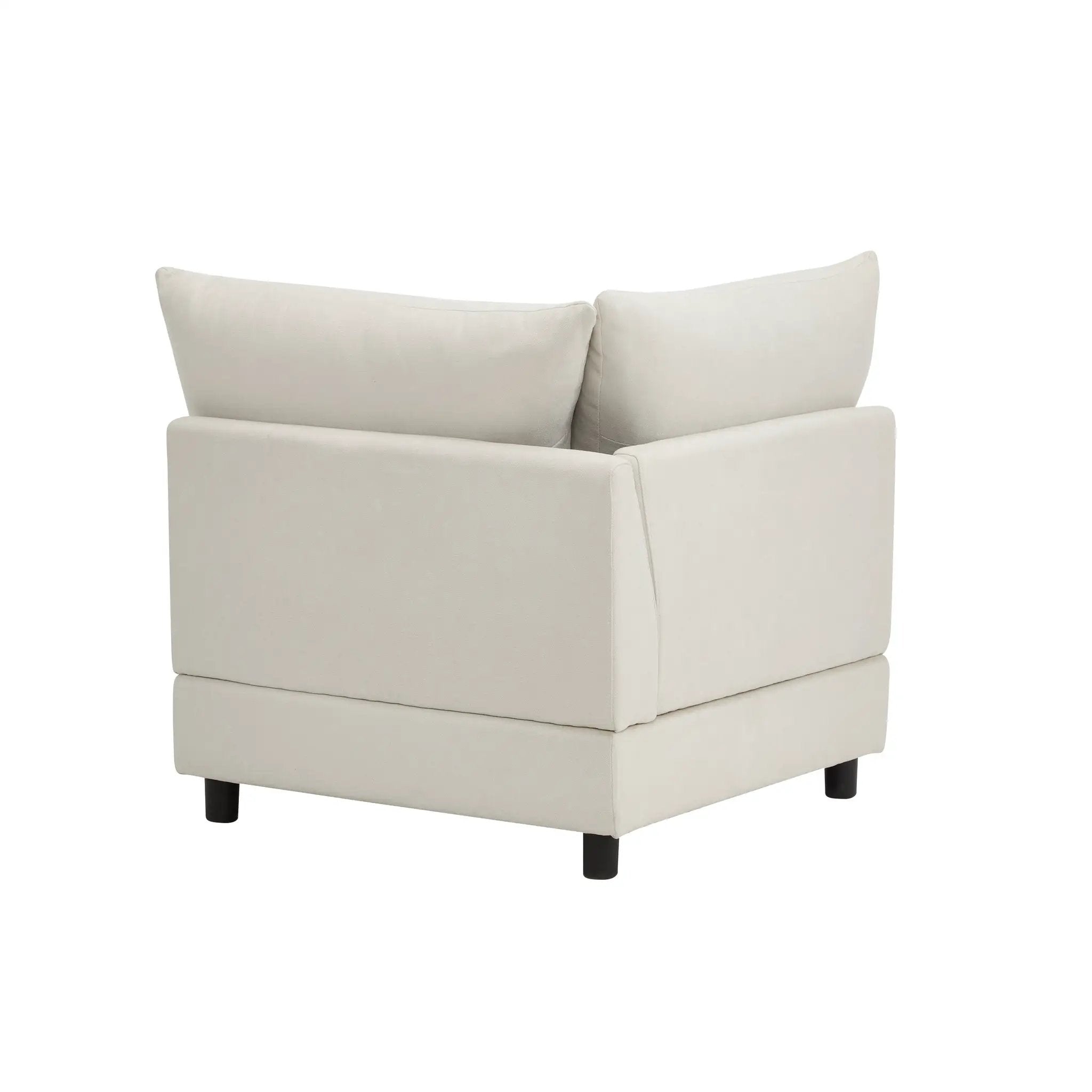 99 in. Oversize 5-Piece L Shaped Modular Sectional Sofa by HouseOfZazla
