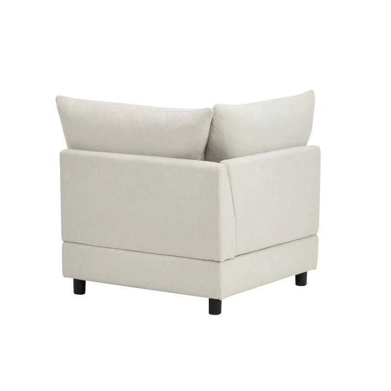 99 in. Oversize 5-Piece L Shaped Modular Sectional Sofa by HouseOfZazla