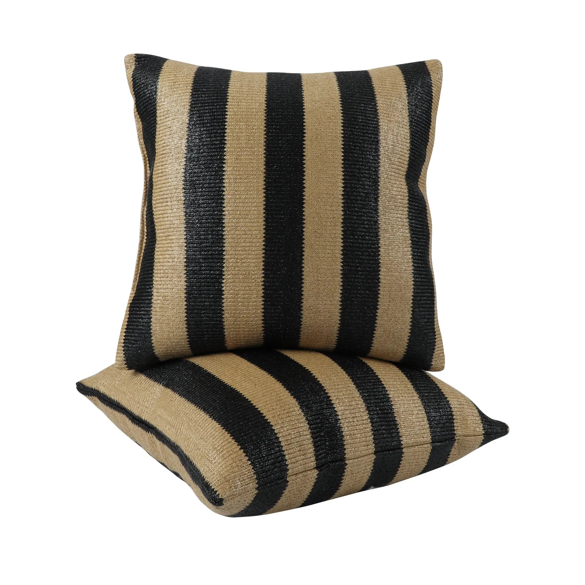 2 Pack Outdoor Throw Pillows, Patio Cushions (18x18 Inch) by HouseOfZazla