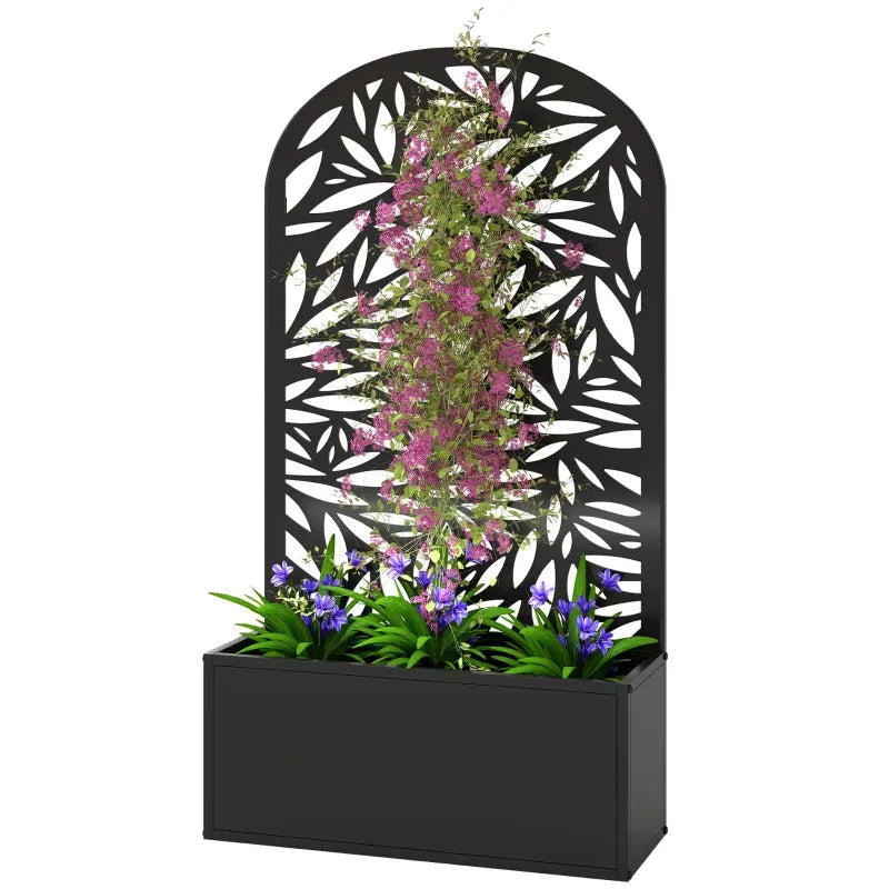Curved Raised Garden Bed, Generous Planter Box, Versatile Garden Box by HouseOfZazla