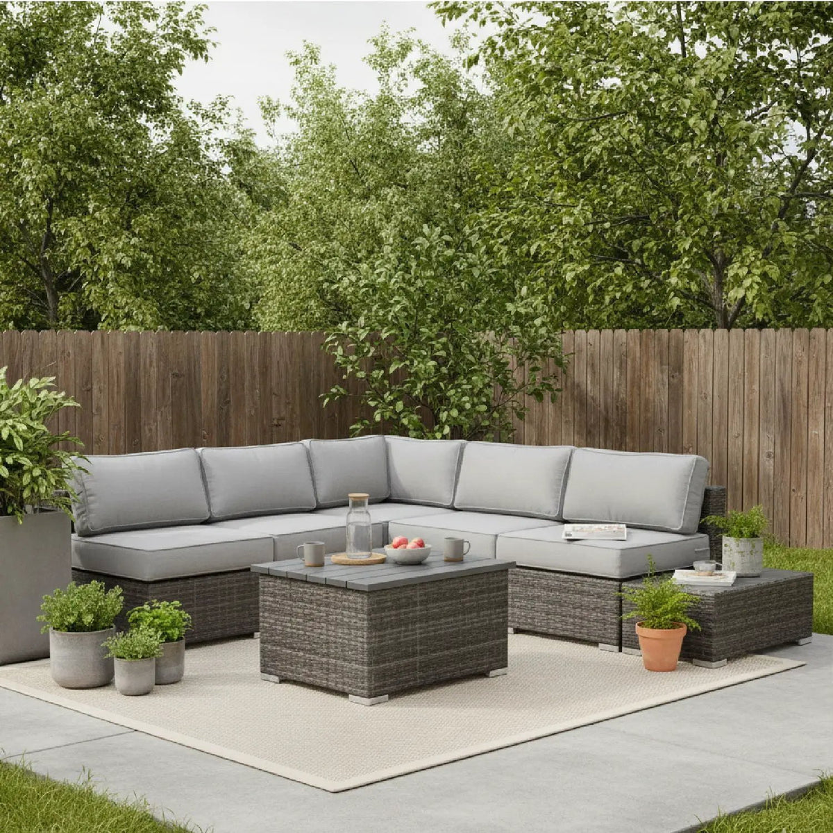 Stylish Entertainment Sectional Set, Outdoor Living, photo 39 of 61