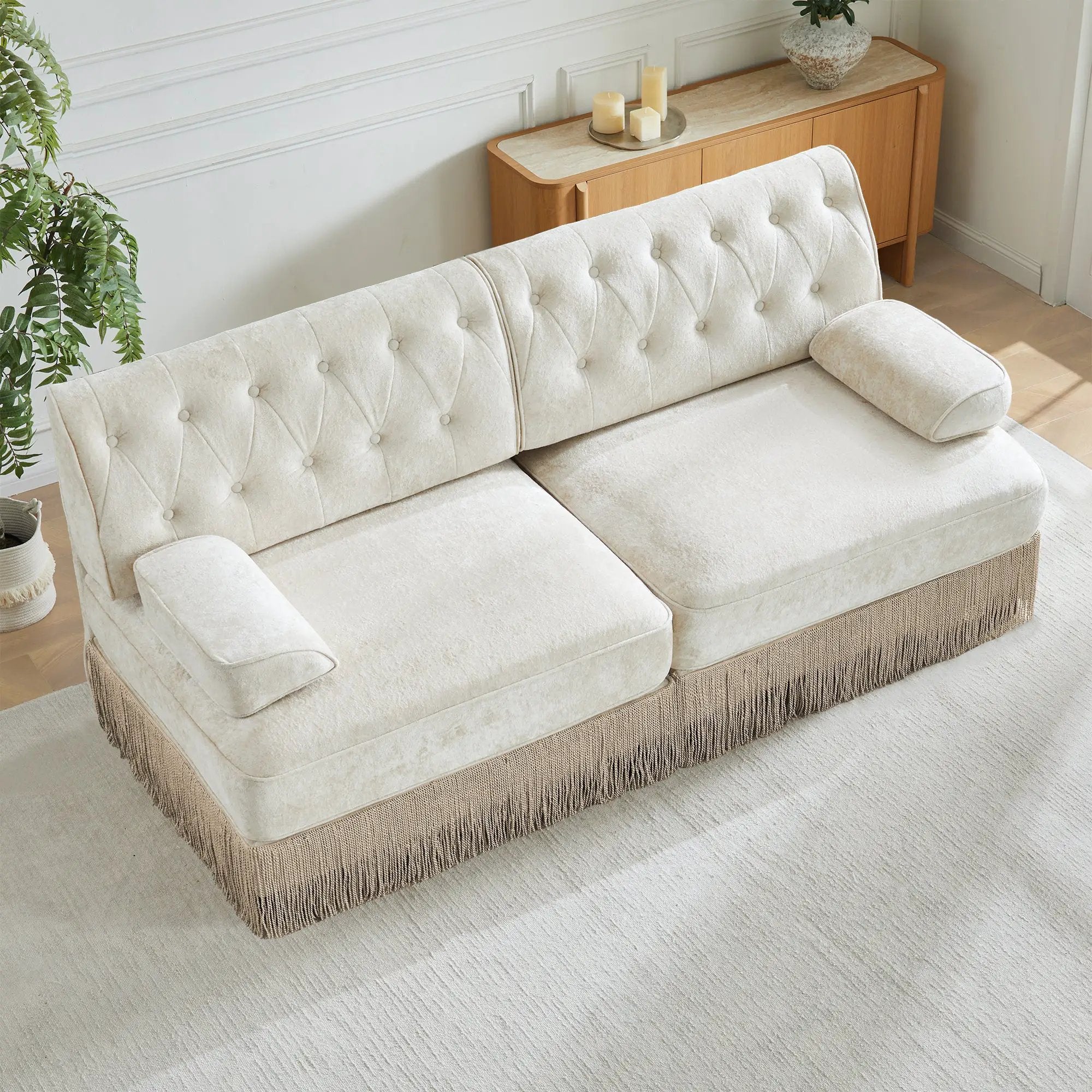 Soft Velvet Chesterfield Style Sofa by HouseOfZazla