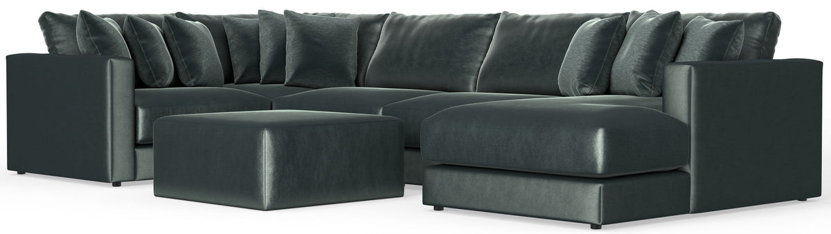 Remington - Modular Sofa And Cocktail Ottoman - Pine, photo 23 of 28