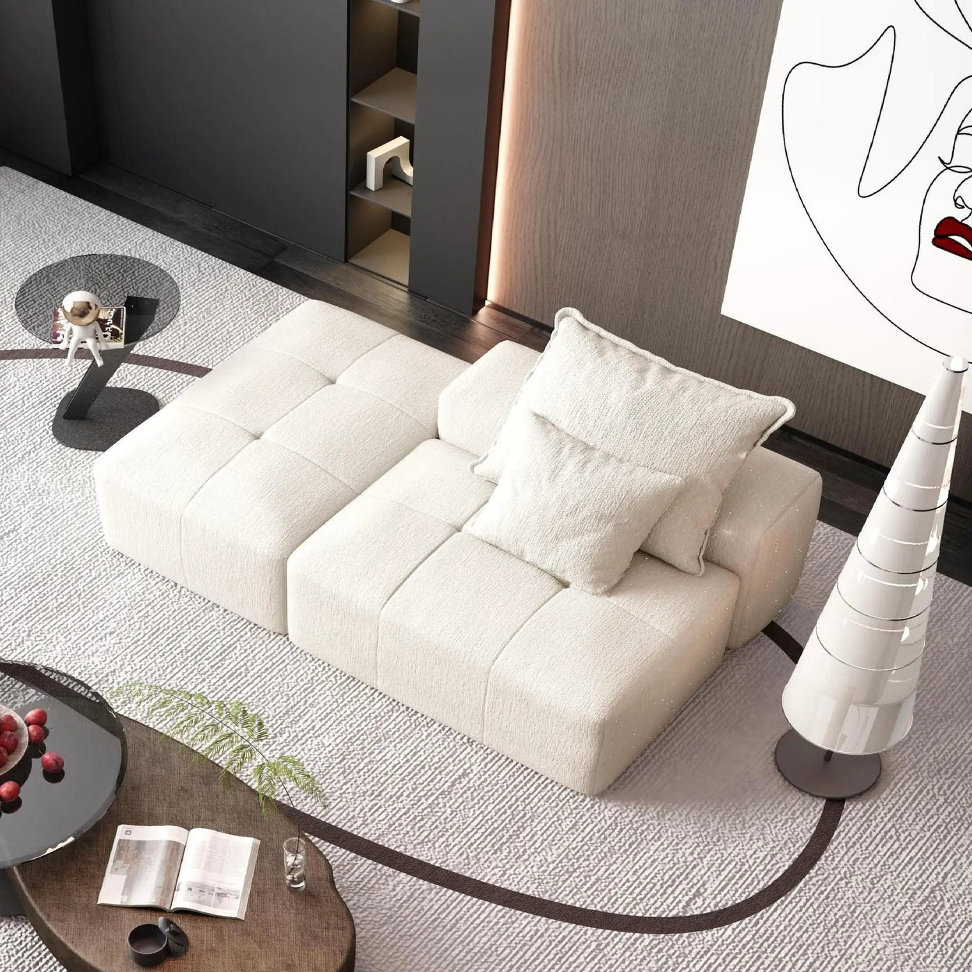 Modern Oversized Modular Sectional Sofa by HouseOfZazla