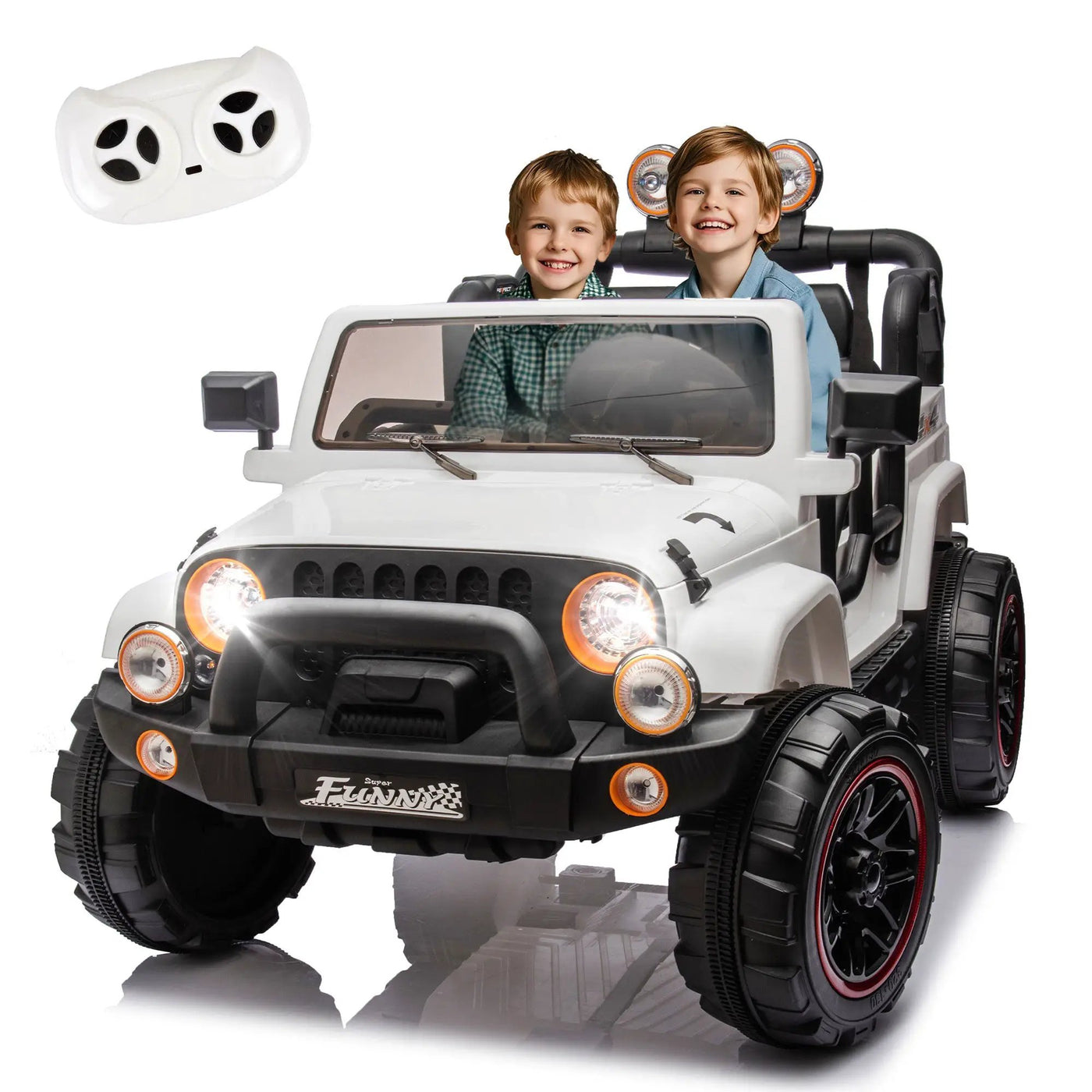 24V Kids Ride-On Electric Car with Parental Control by HouseOfZazla
