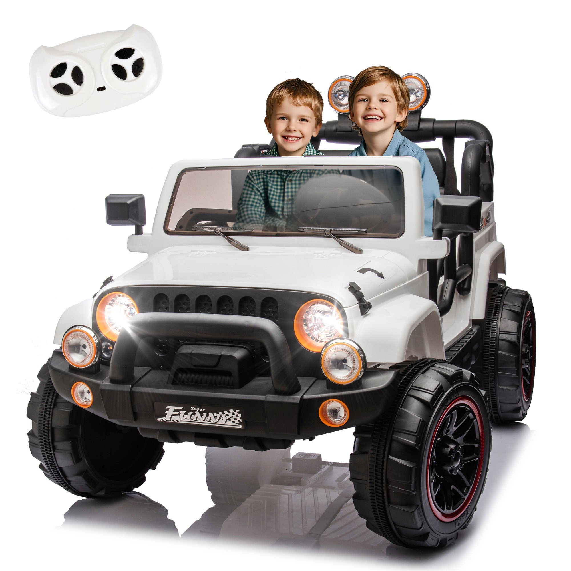 24V Kids Ride-On Electric Car with Parental Control by HouseOfZazla