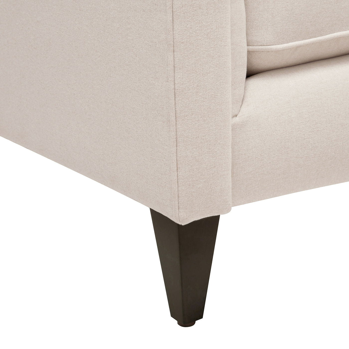 Modern Tufted Tuxedo Sofa with Reversible Cushions - Light Blue, Blue, or Beige, photo 22 of 38