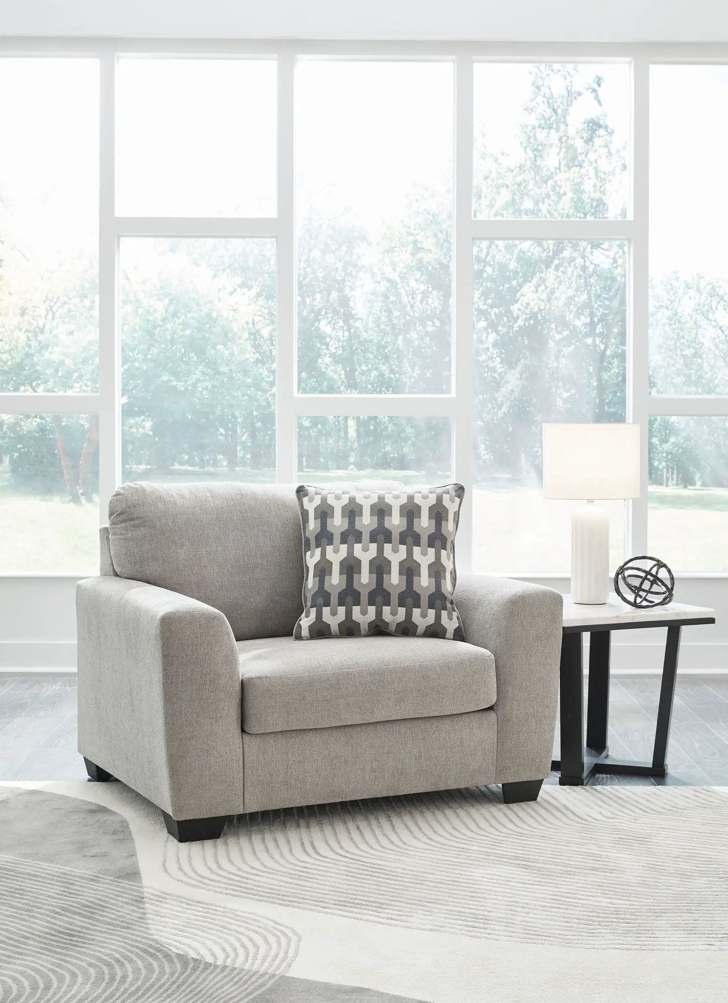 Avenal Park - Chair And A Half - Flannel by Unique Piece Furniture